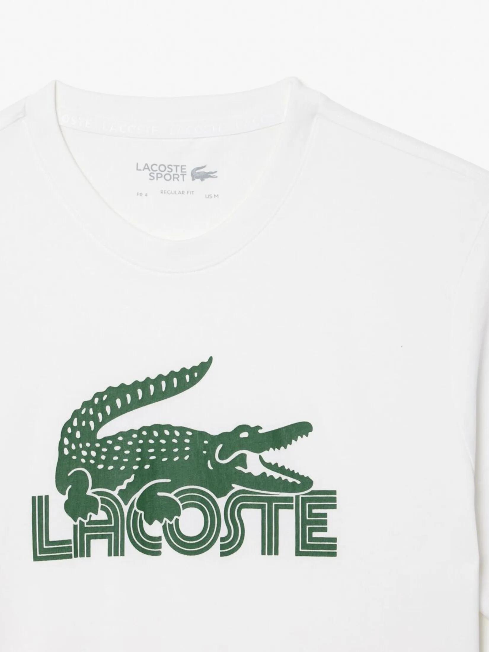 LACOSTE Ultra Dry Cotton Sport T-shirt White