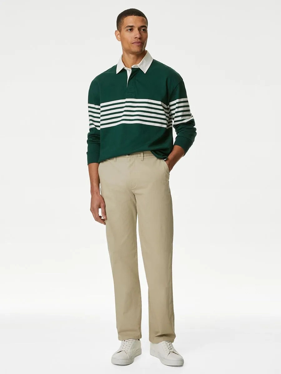 MARKS & SPENCER Men Chinos Loose Fit Stretch SP_Sandstone