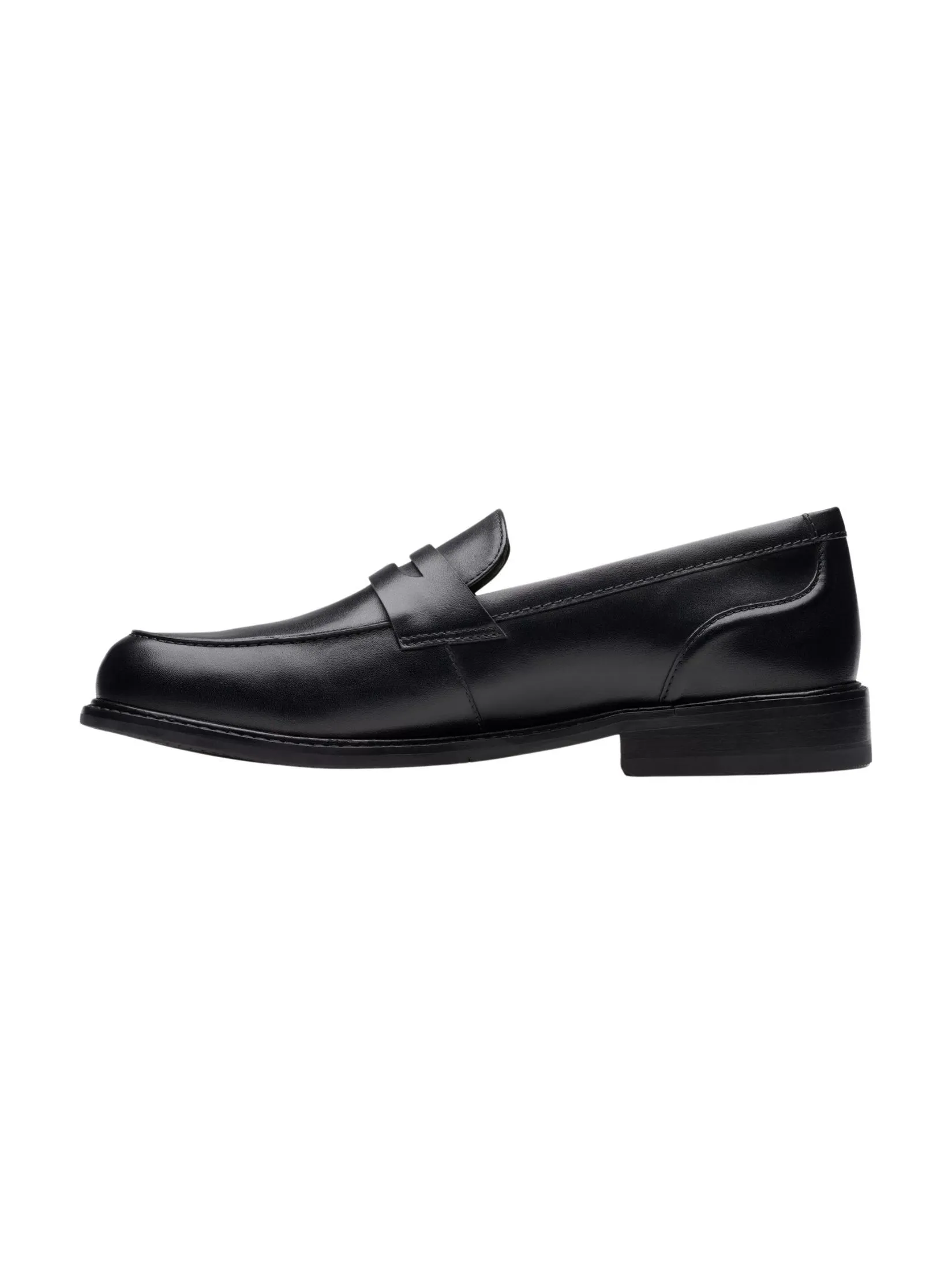 CLARKS CRAFTARLO LO Black Leather Men’s Leather Loafers