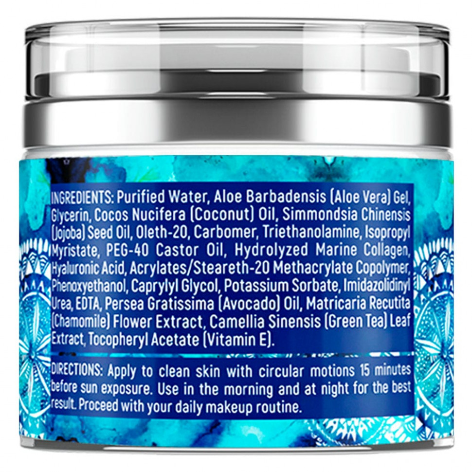 Maryann Organics, Hydro Care, увлажняющий крем для лица, водный гель-крем, 1,7 жидк. Унции