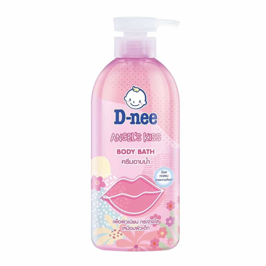D-nee Body Bath Angel's Kiss 450 Ml. ครีมอาบน้ำ ผิวเนียน กระจ่างใส - Pink
