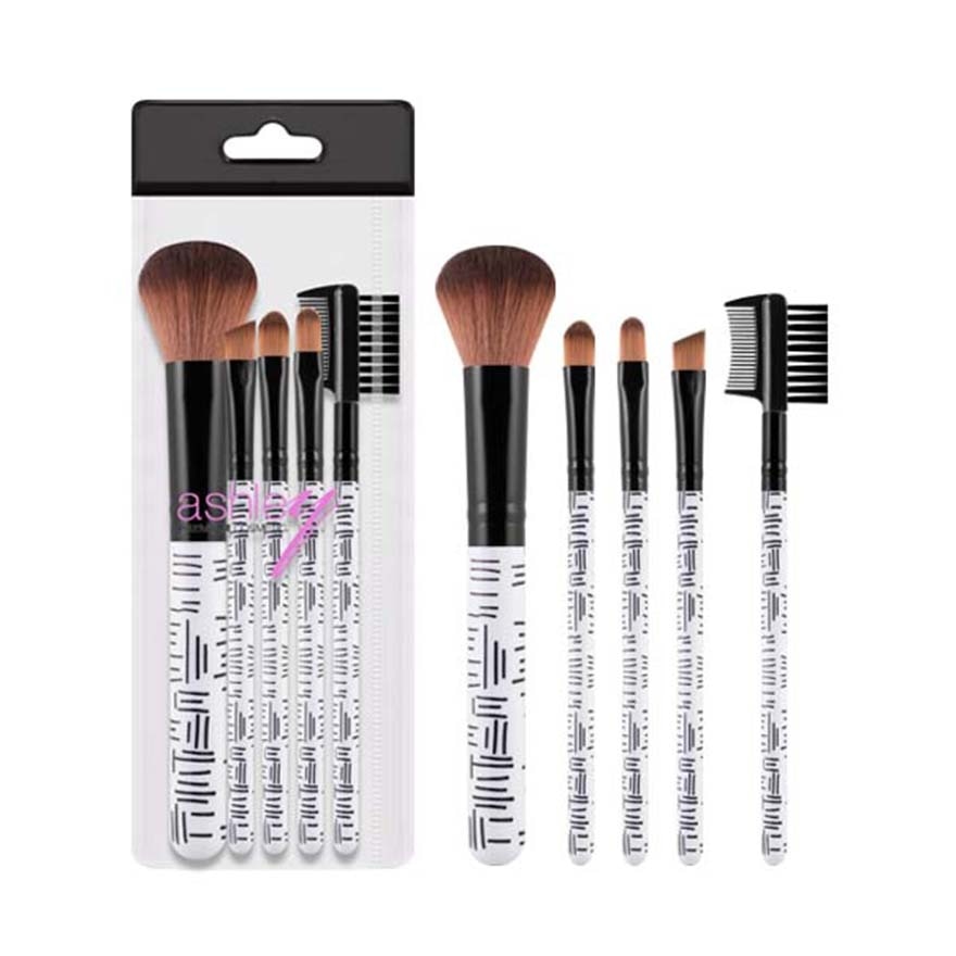 Ashley Set Brush 5 Pcs AA147 White - N/A