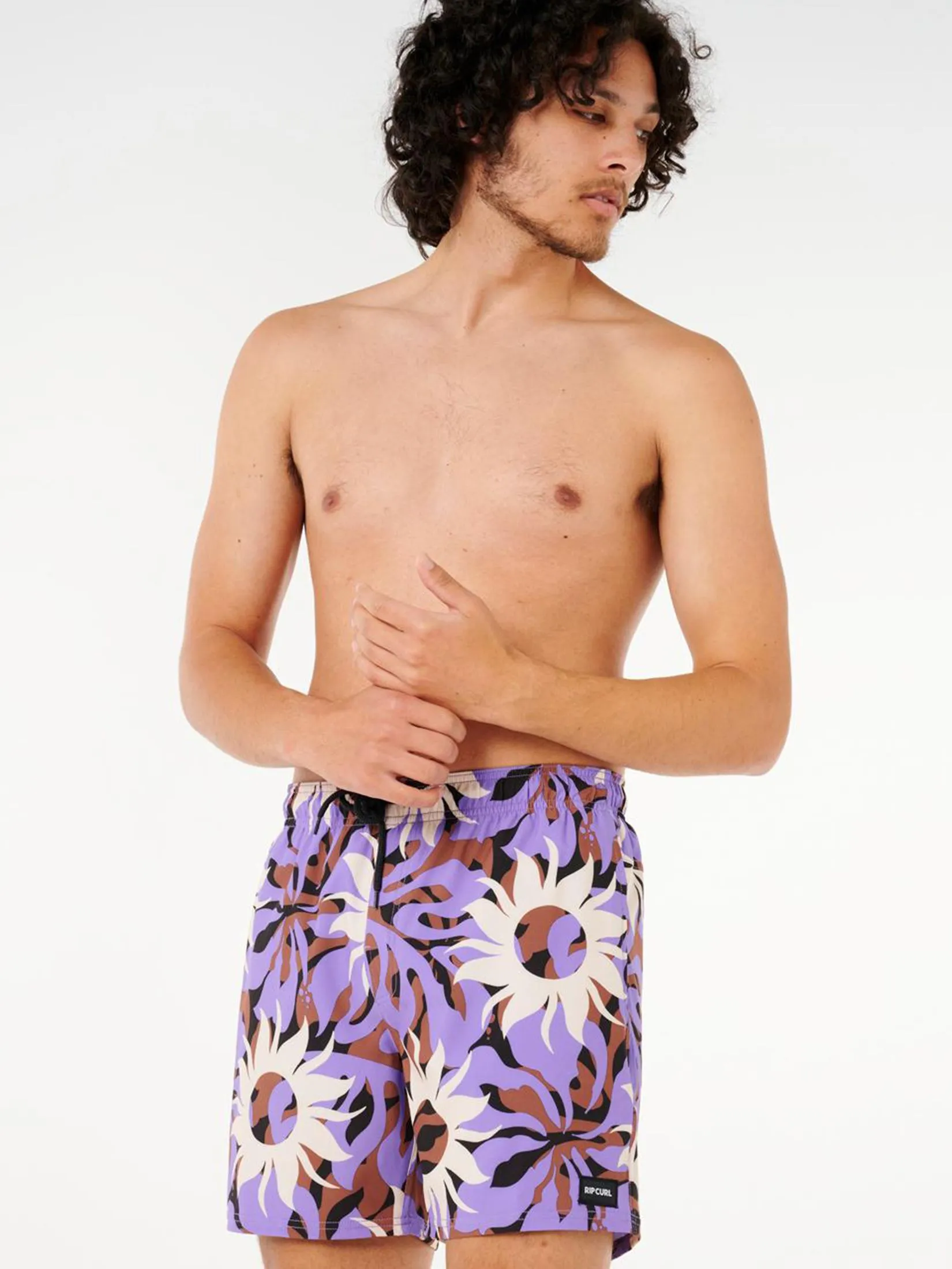 RIP CURL Men Shorts Fun Times Volley Prune Purple