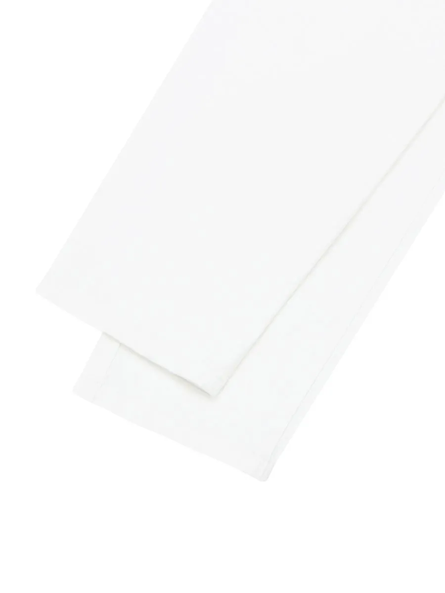 GIORDANO Women's Twill Regular Elastic Waist Woven Pants (180° Waistband)