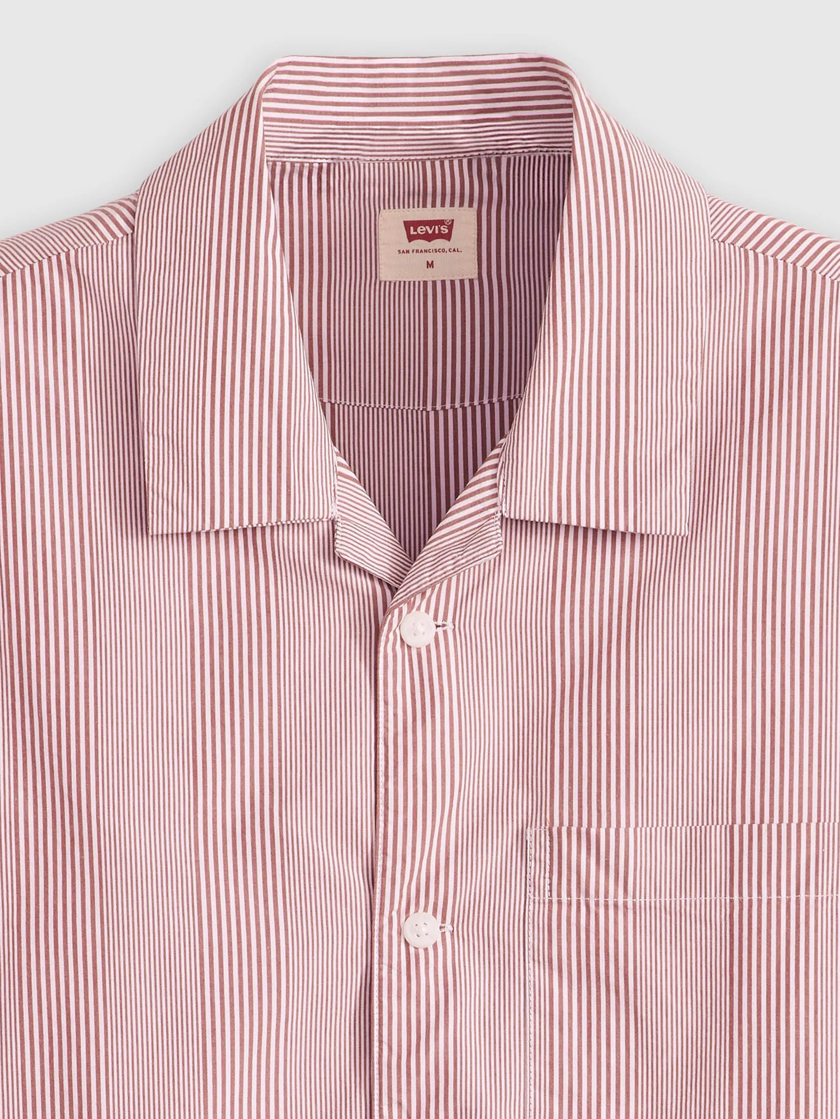 LEVI'S Men's Short-Sleeve Townes Boxy Shirt Red