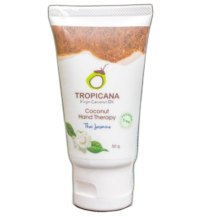 Кокосовый крем для рук с жасмином без парабенов Tropicana 50 гр