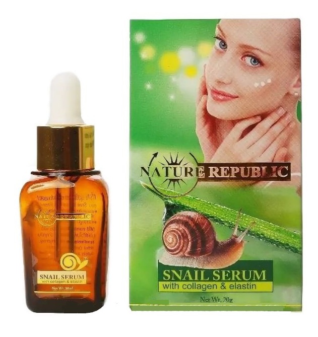 Сыворотка с улиткой, коллагеном и эластином Nature Republic 20 мл