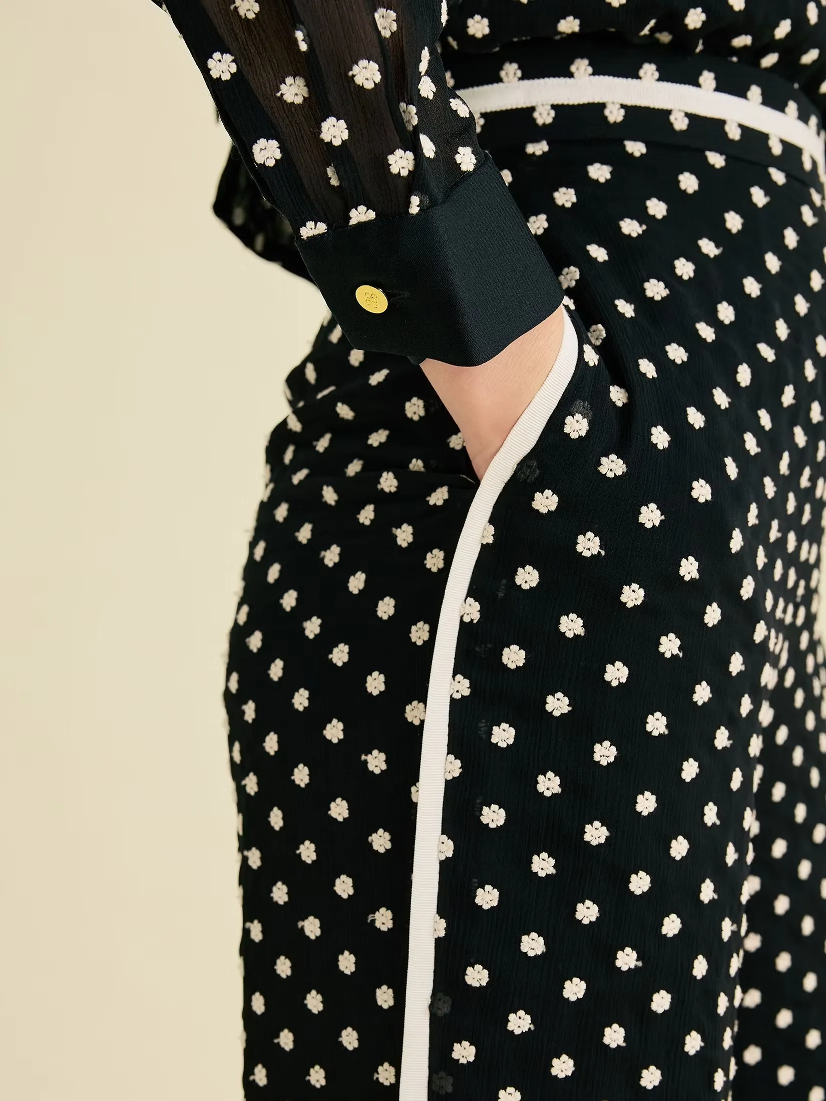 ASV ( SS25 )Joann Straight Pants Black