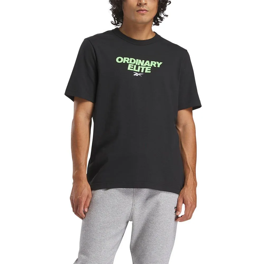 REEBOK Men T-Shirt Basketball Ordinary Elite Black - RE099AP156EHTH