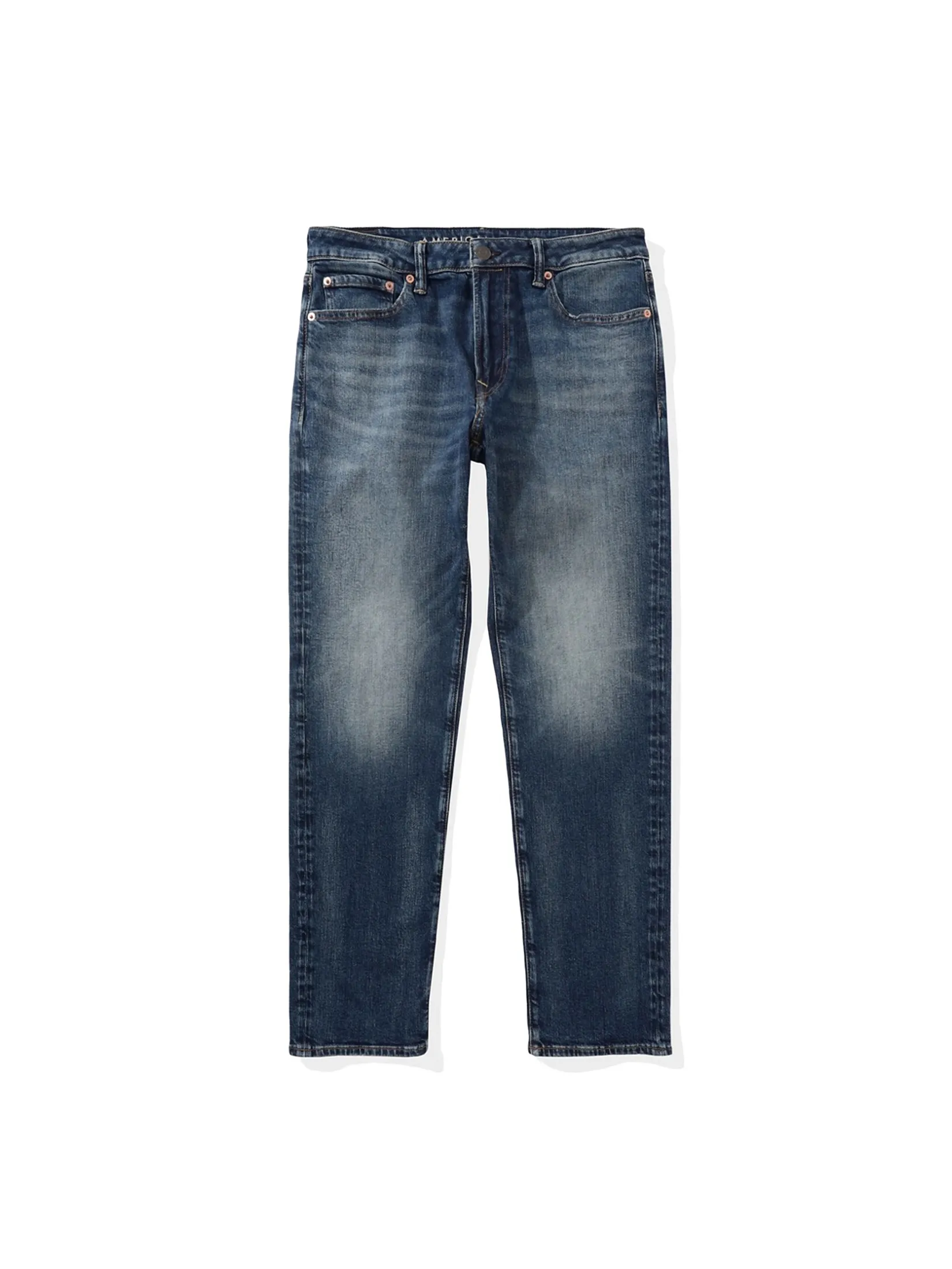 AMERICAN EAGLE MEN INTL EXCLUSIVE MEDIUM CLEAN SLIM STRAIGHT 936 MEDIUM WASH