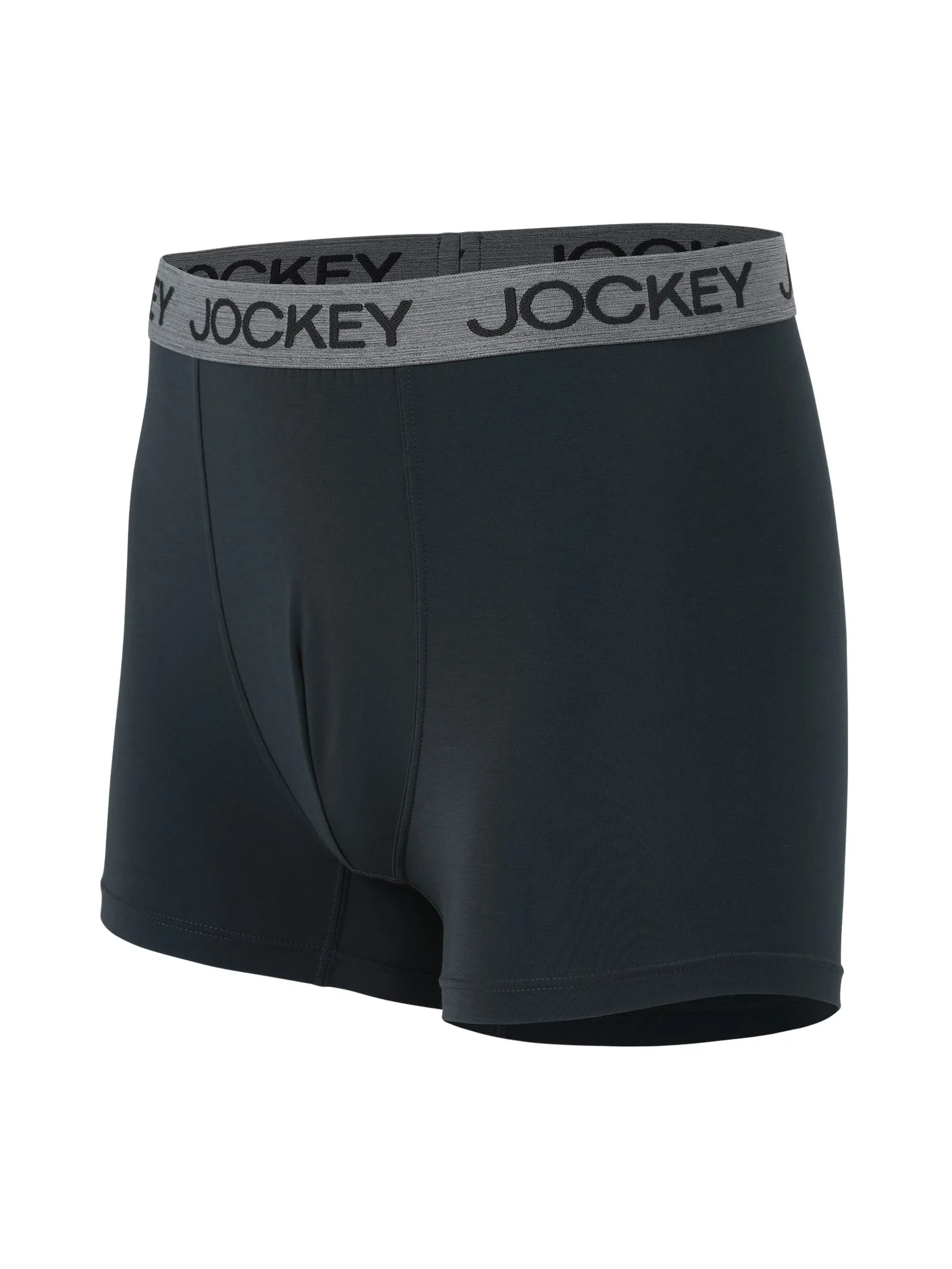 JOCKEY UNDERWEAR Men's MICRO MODAL AIR TRUNKS GREY