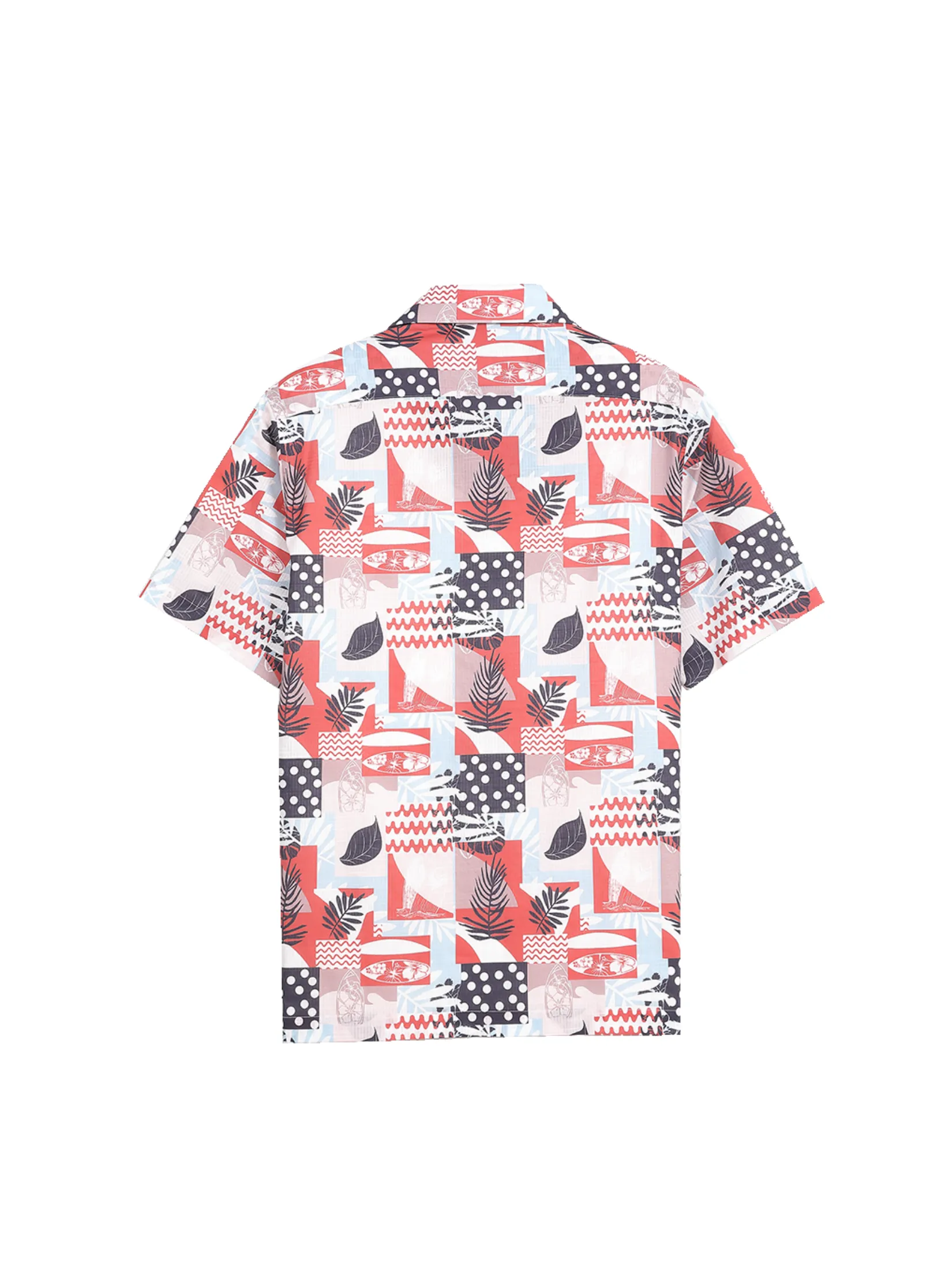 ARROW Cotton Shirt short-sleeved Comfort style MACC578RE - Red/White