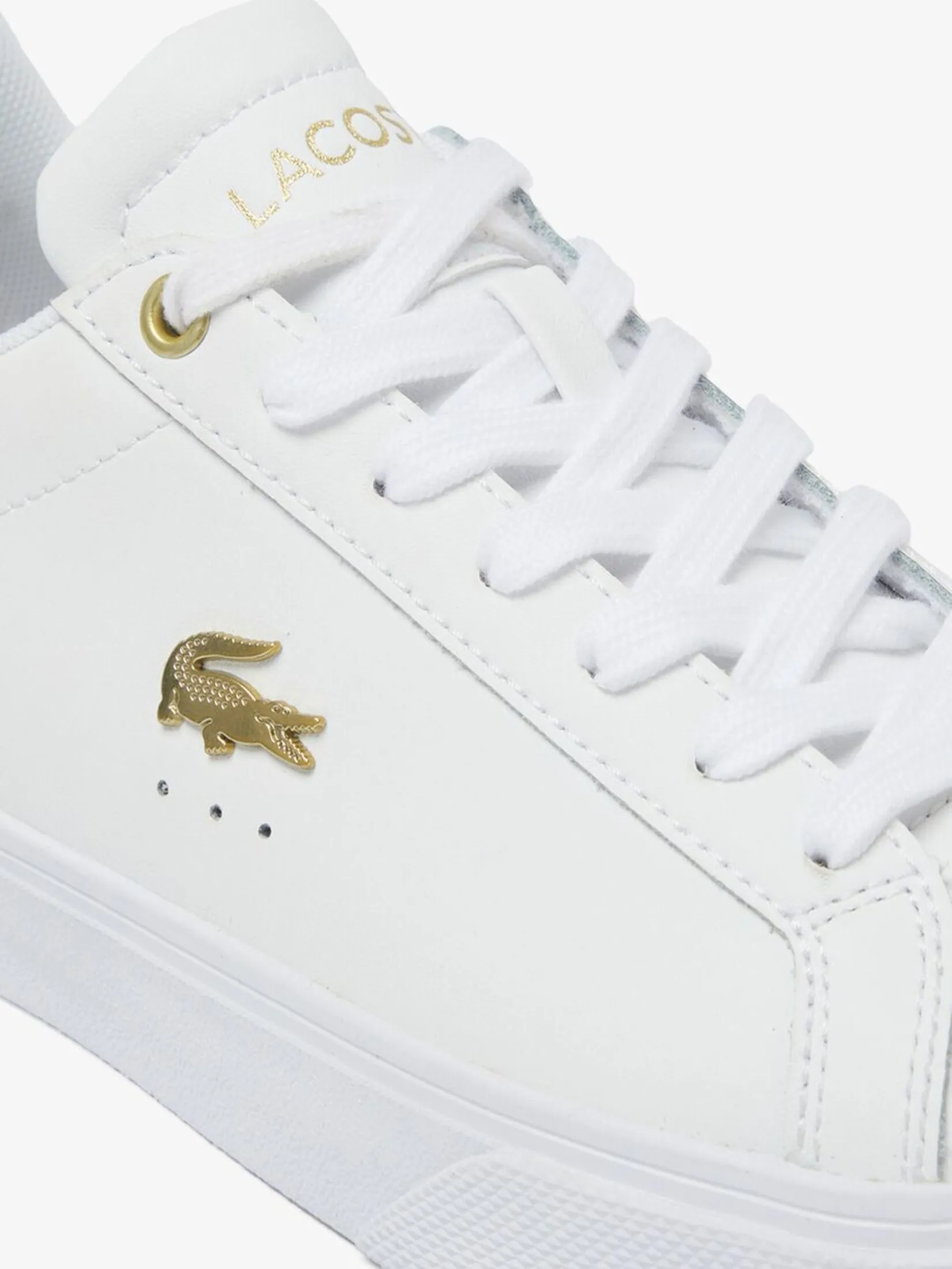 LACOSTE Women’s Lerond Pro Leather Sneakers White