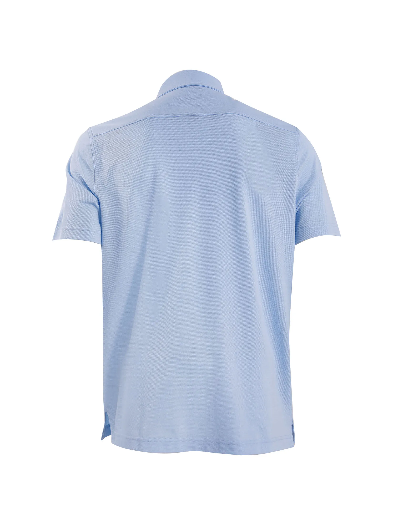 DAKS Men  Short Sleeve Polo Regular Fit Blue