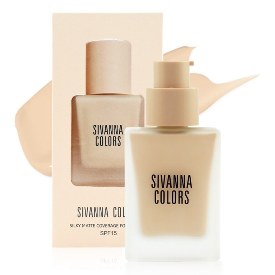Sivanna Silky Foundation 02 - 01 Warm beige