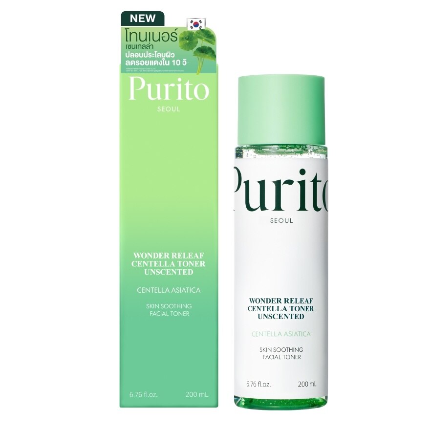 Purito Seoul Wonder Releaf Centella Toner Unscented 200 ml.