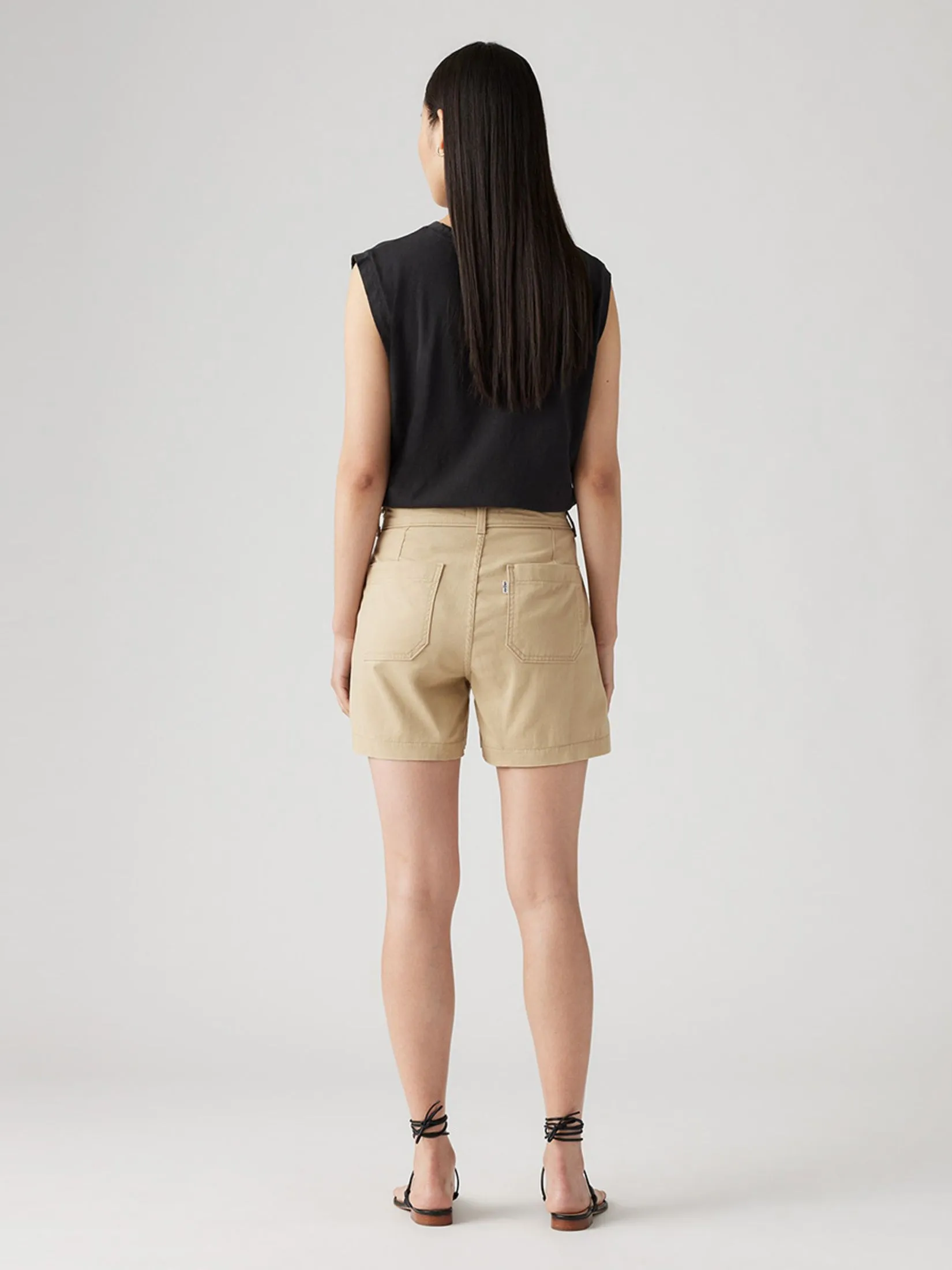 LEVI'S Women's Utility Shorts  Tan