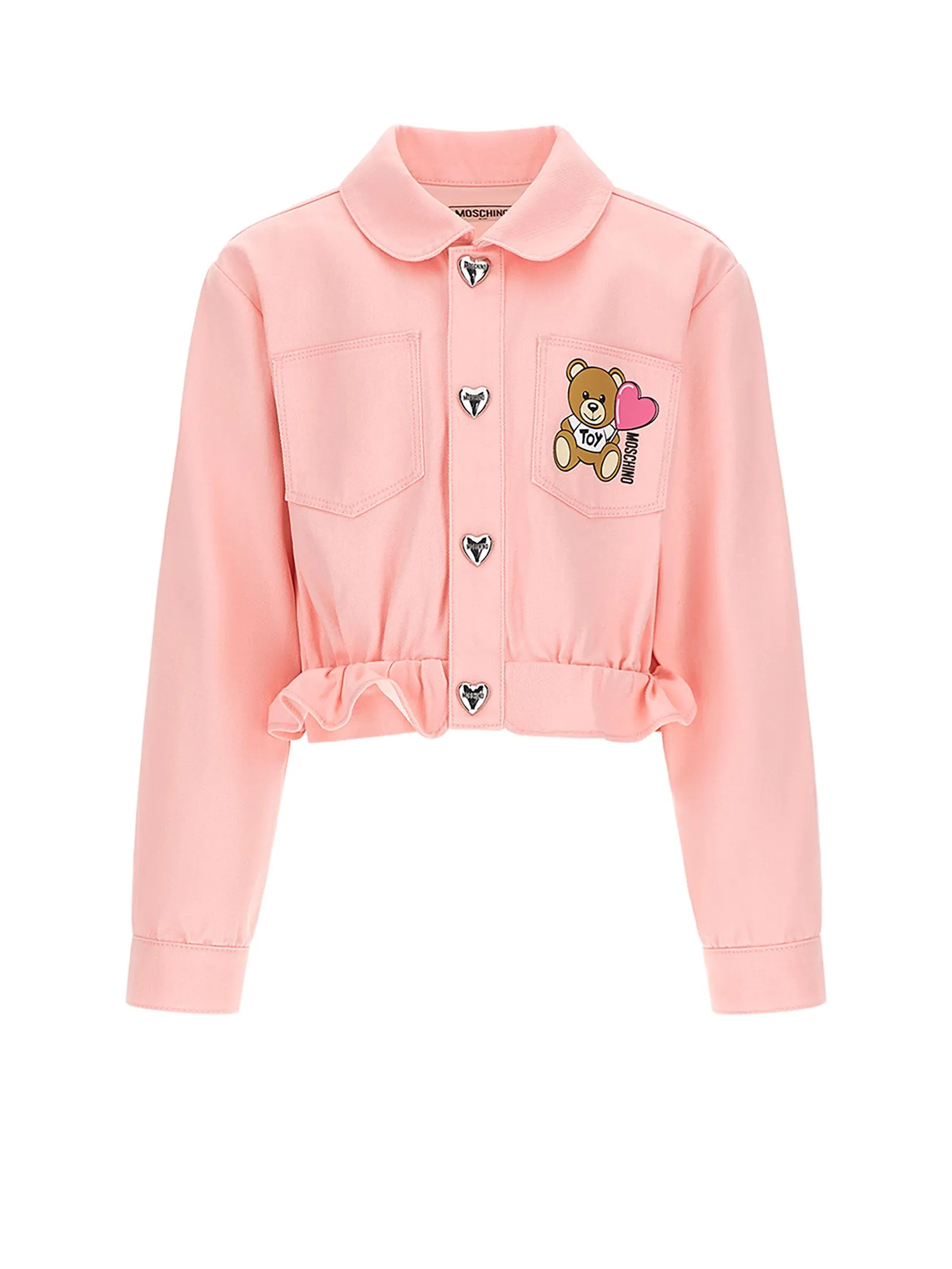 MOSCHINO KID Girl Jacket Ruffle Pink Size - 10A