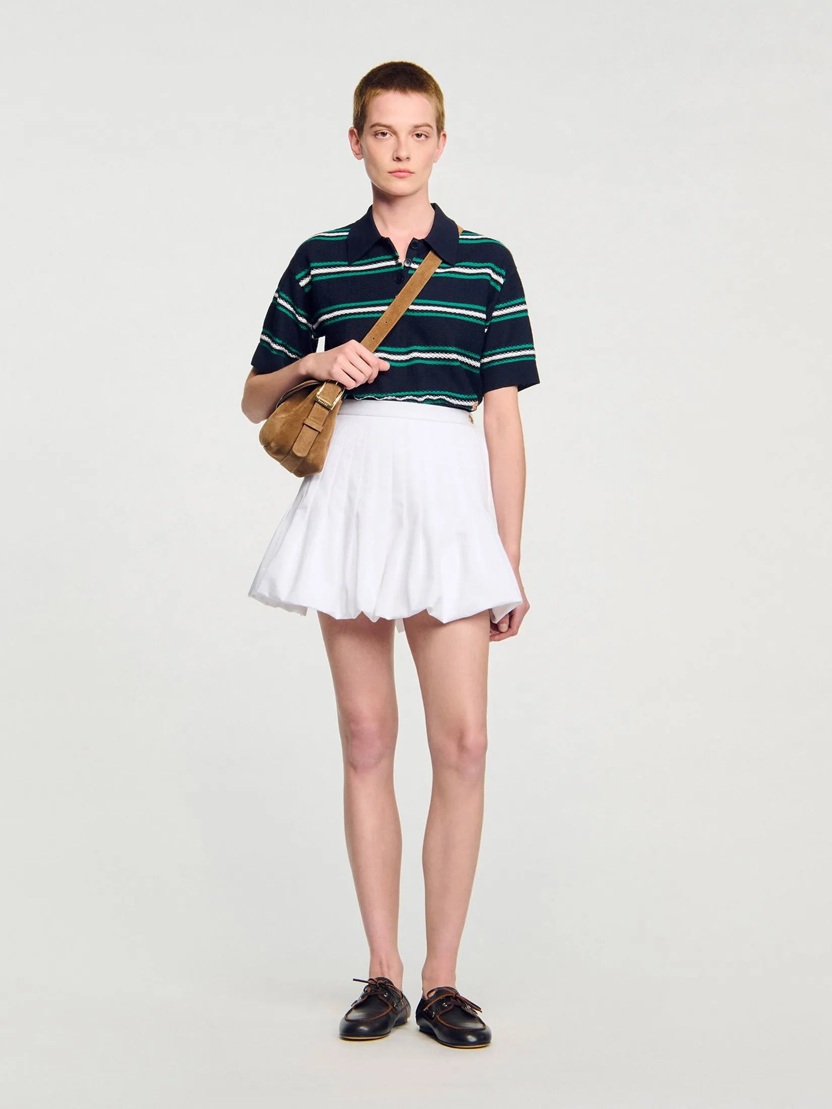 SANDRO Mini Bubble Skirt