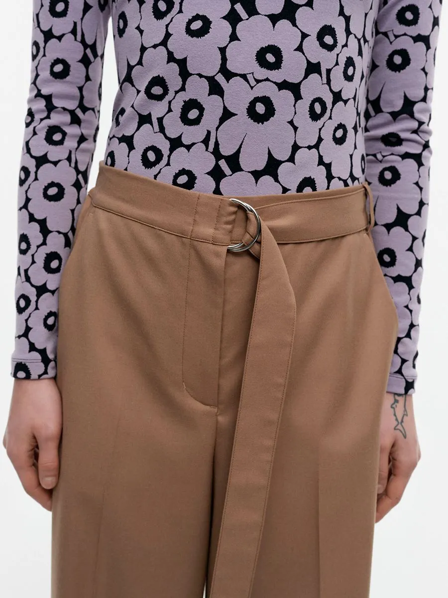 MARIMEKKO BROWN WOMAN PALMETTI SOLID