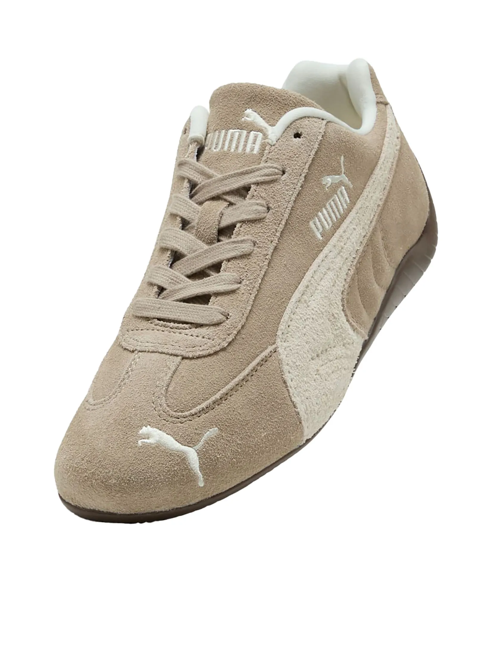 PUMA Women Sneakers Speedcat Elevated 403619-02 Ice Coffee-Alpine Snow