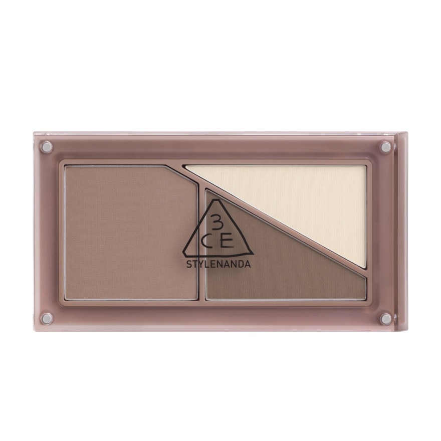 #3CE Palette Layers Contour Soft Brown - Ash Brown