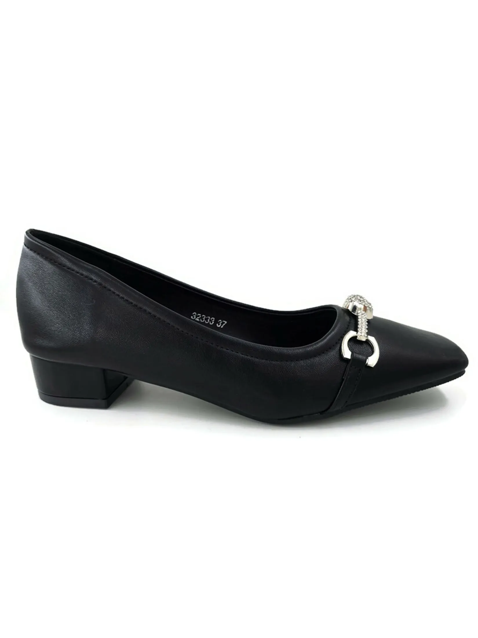 KLIN Woman Cutte Toe Court Shoes Black