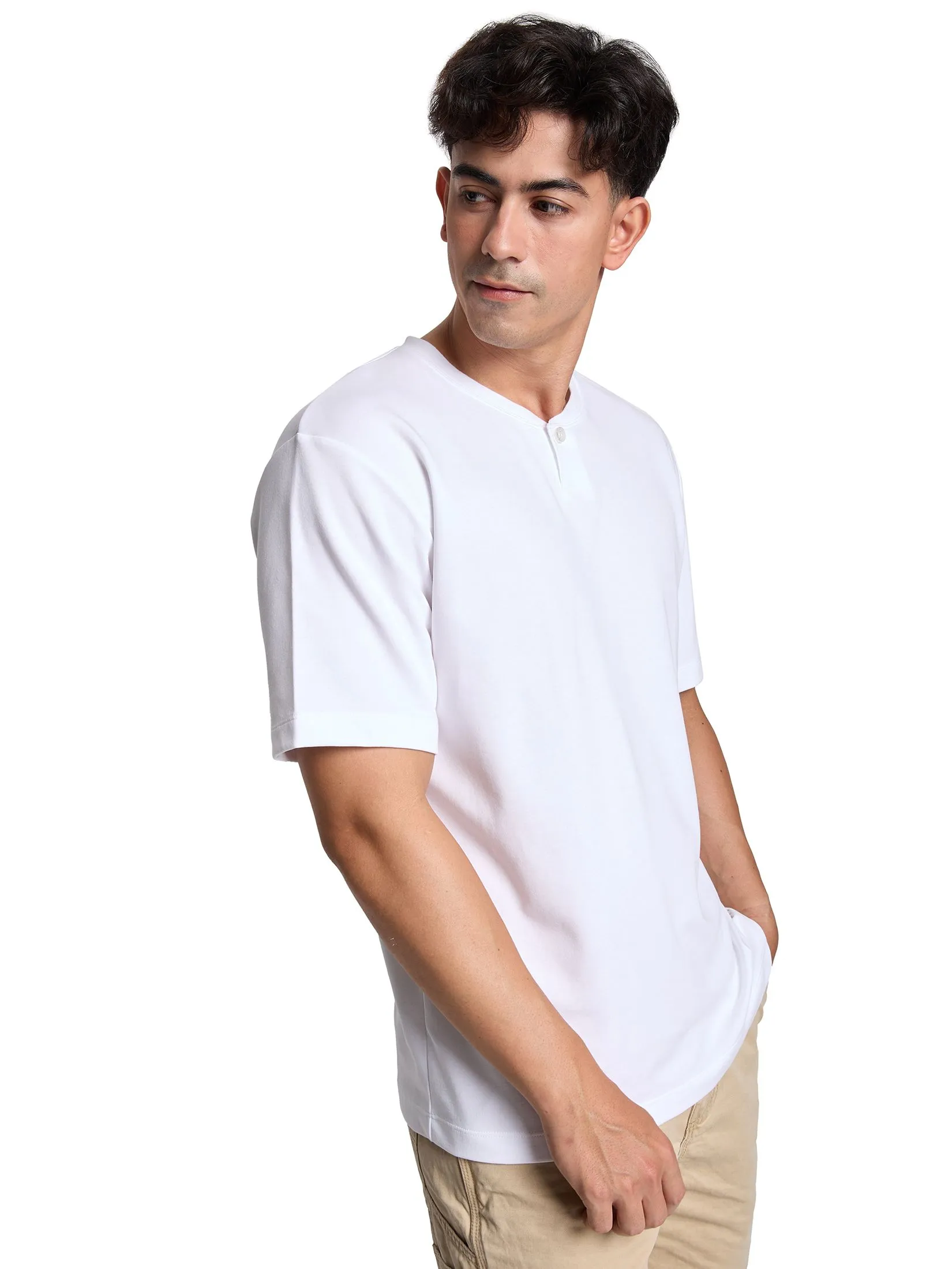 DEFRY 01 Men T-Shirt Henley Short Sleeves 2506USSM012