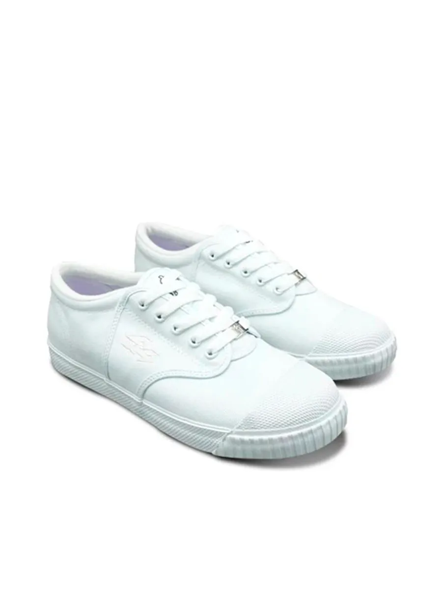 BREAKER Canvas Student Shoes 4X4 White