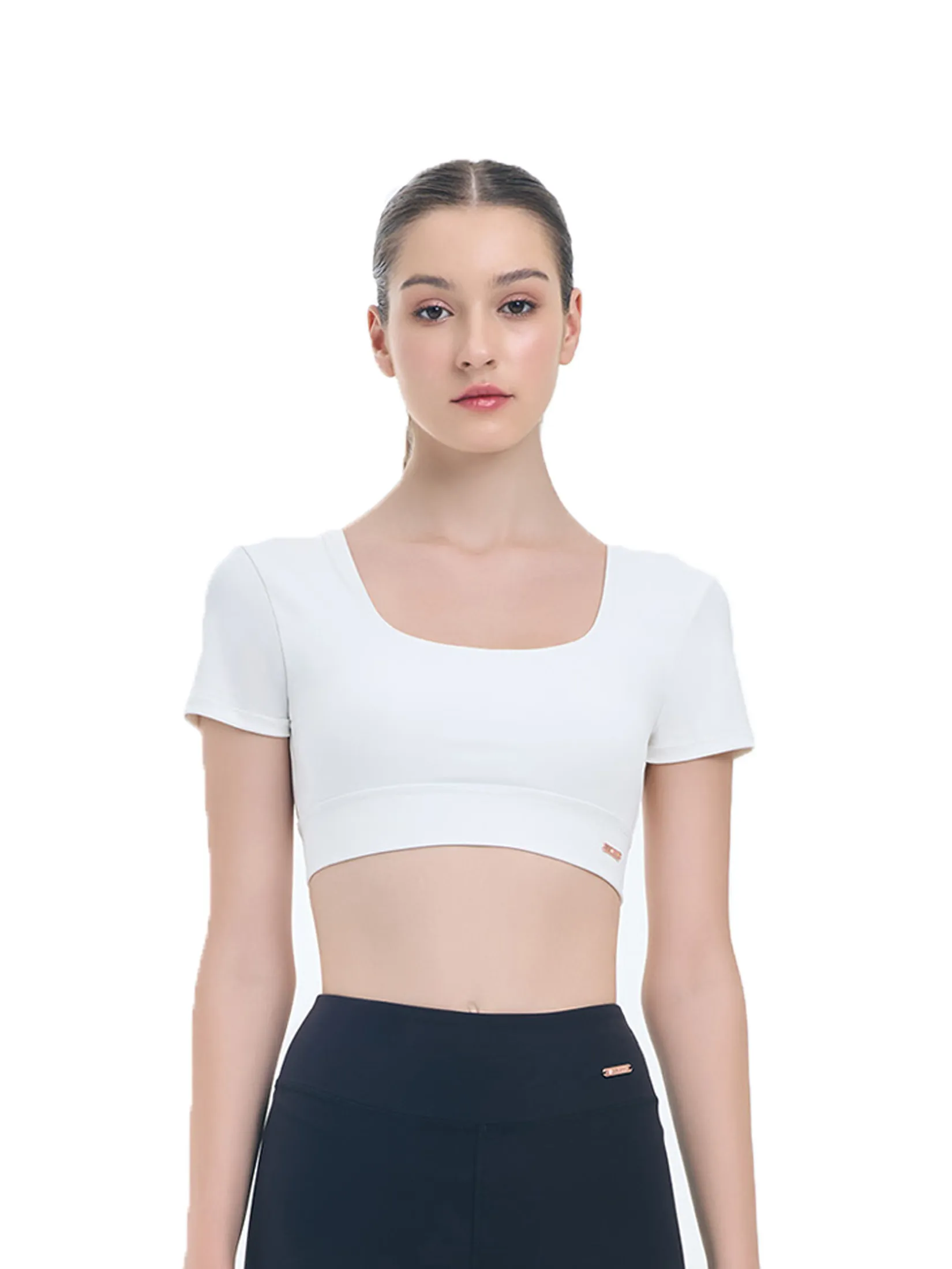 VANESSE White LADIES CROP BRA (029093)