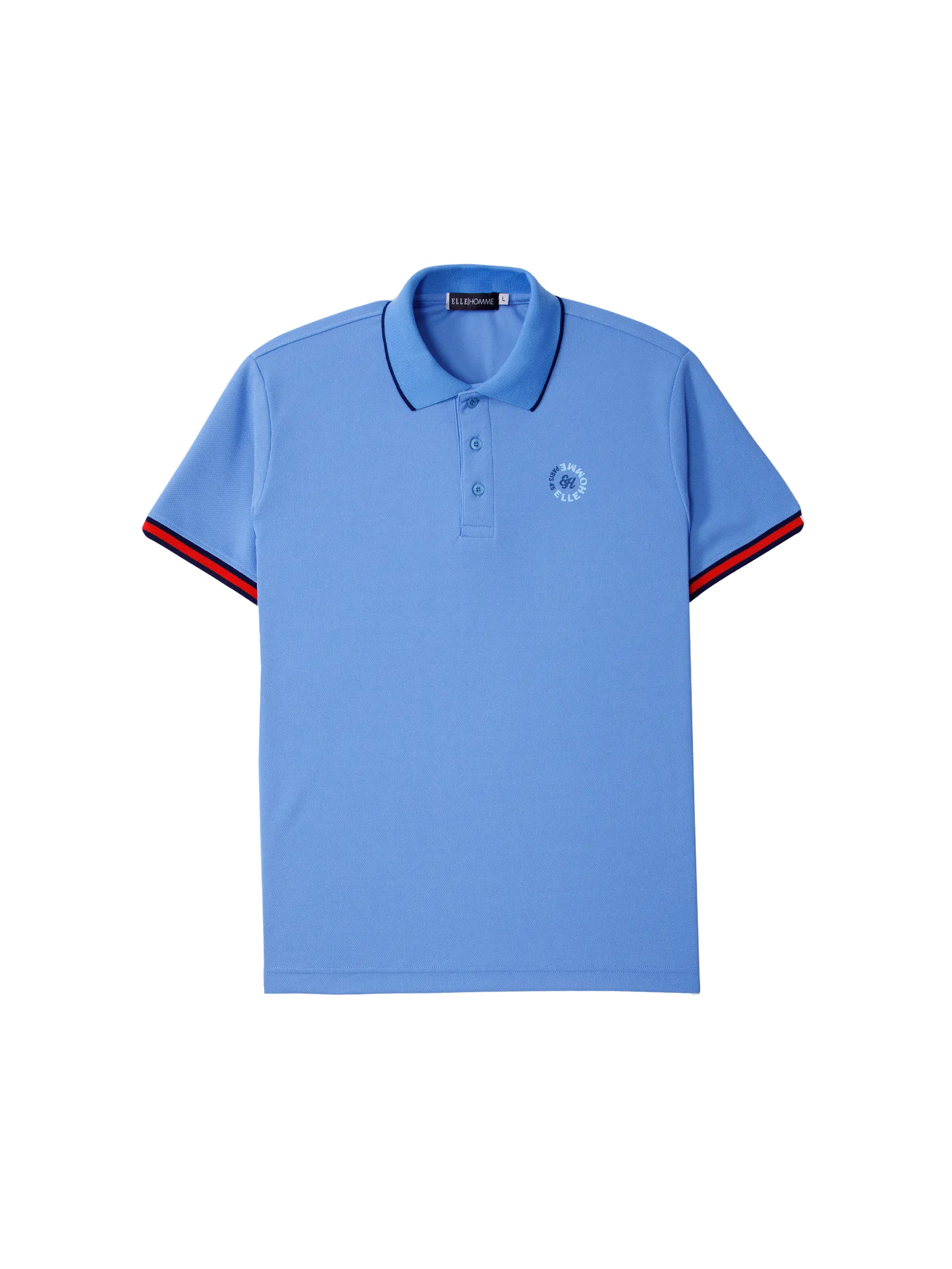 ELLE HOMME Men's POLO Shirt W8K918 - Blue