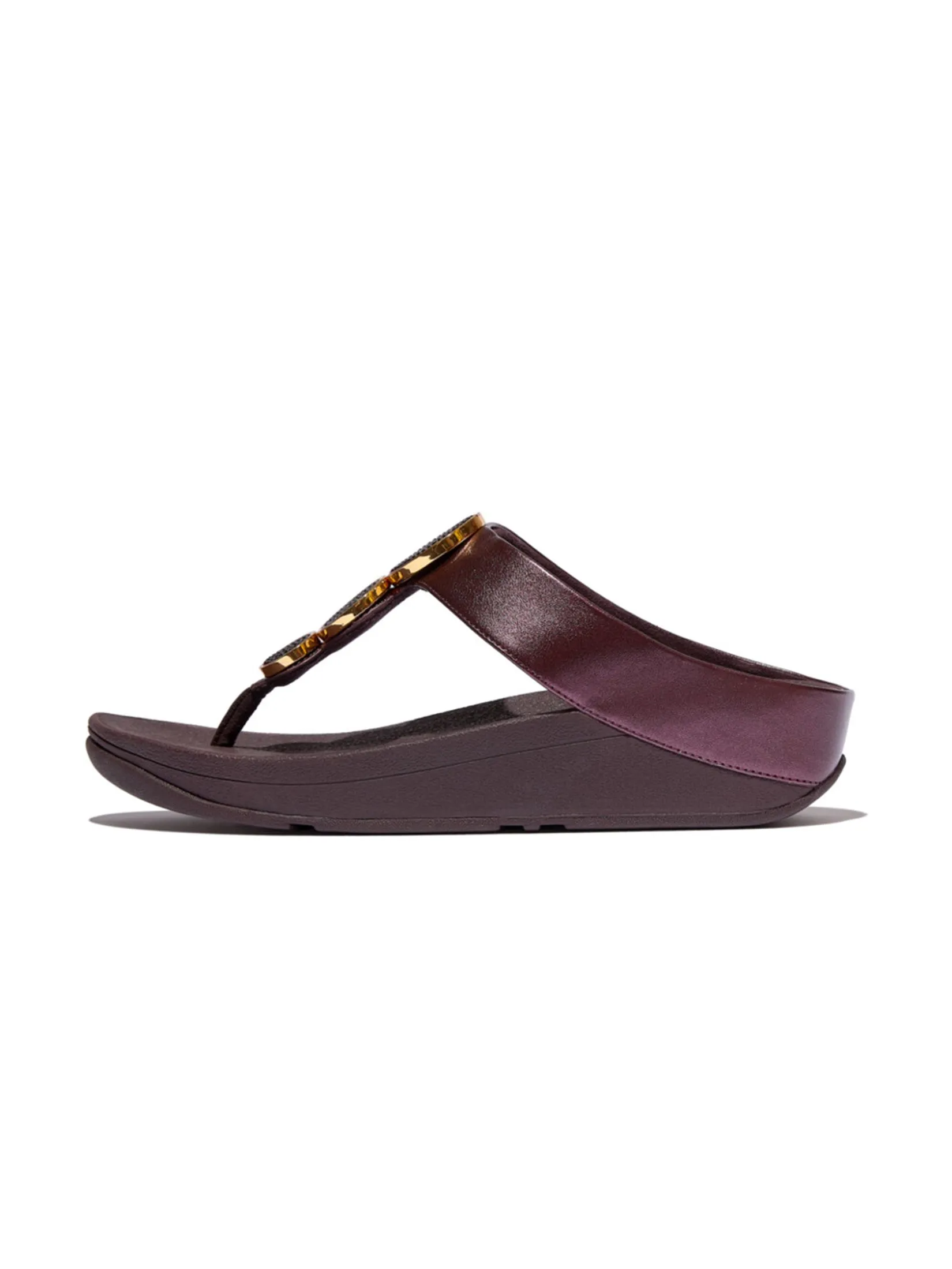 FitFlop™ WOMEN'S HALO BEAD-CIRCLE METALLIC PURPLE Size - 4 UK