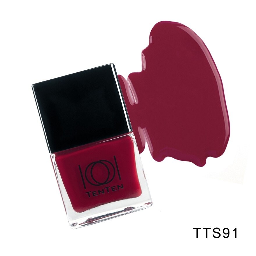 Ten Ten Nail Color 12ml. Red TTS91