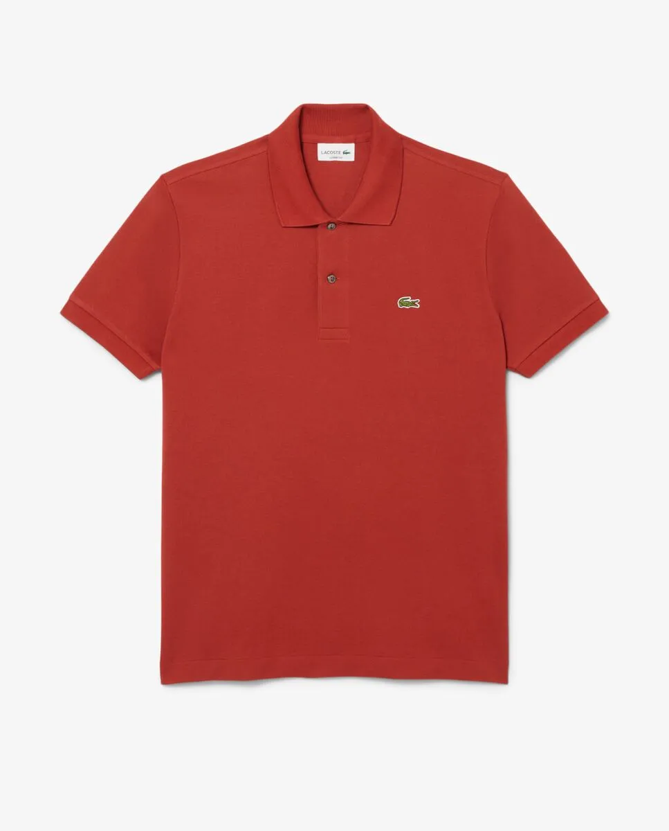 LACOSTE Classic Fit L.12.12 Original Piqu  Polo Shirt Brown