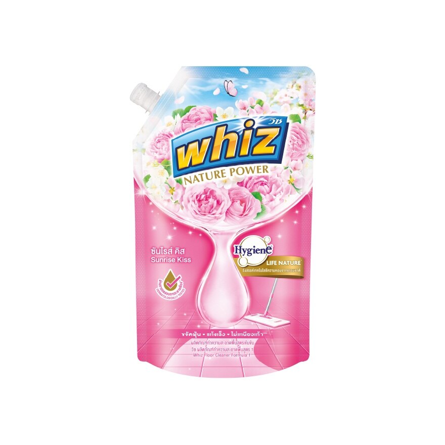 Whiz Nature Power Floor Cleaner Sunrise Kiss Pink 600 Ml. - Pink