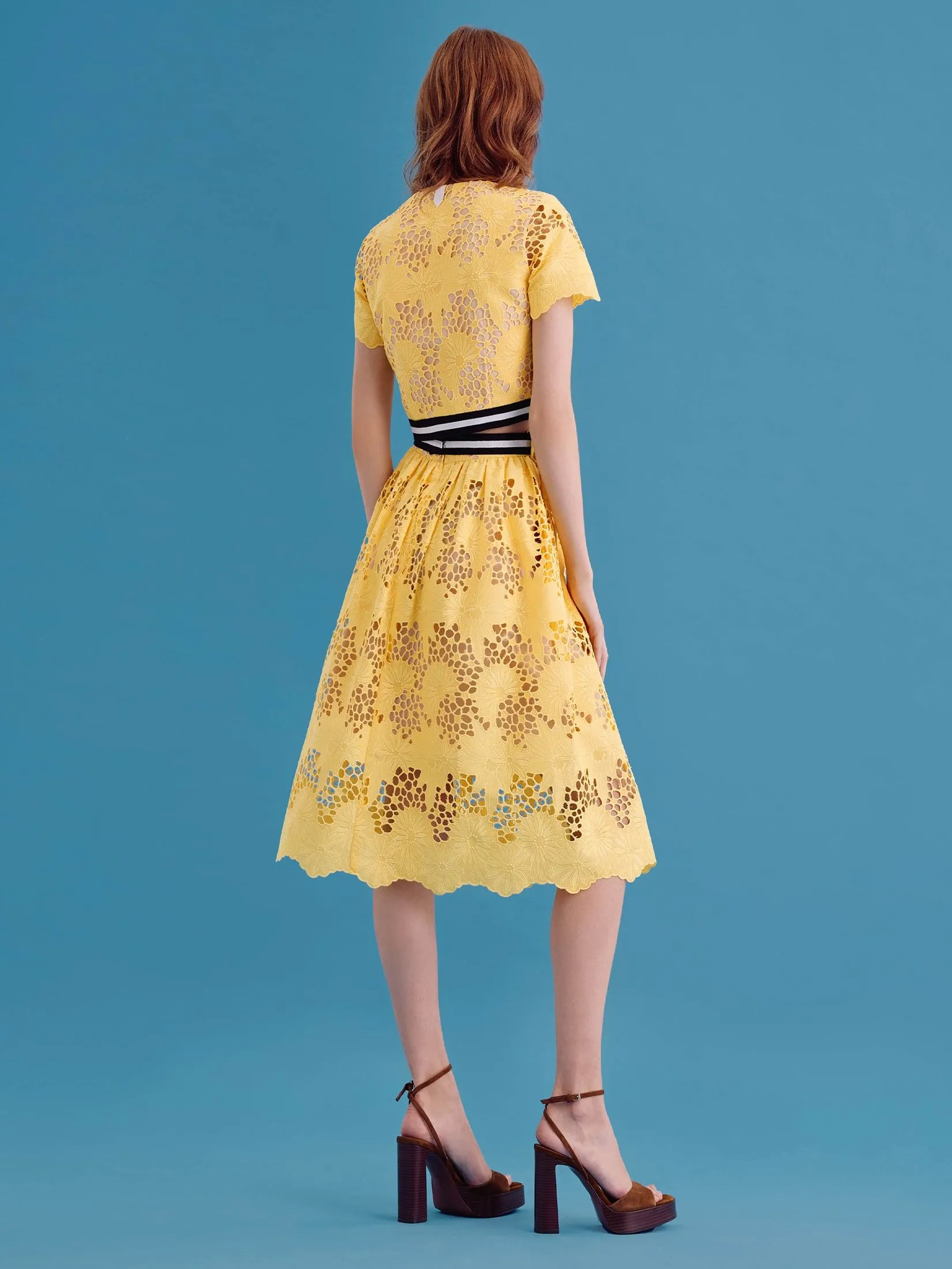 ASV (SS25)Shannon Women Midi Skirt Yellow