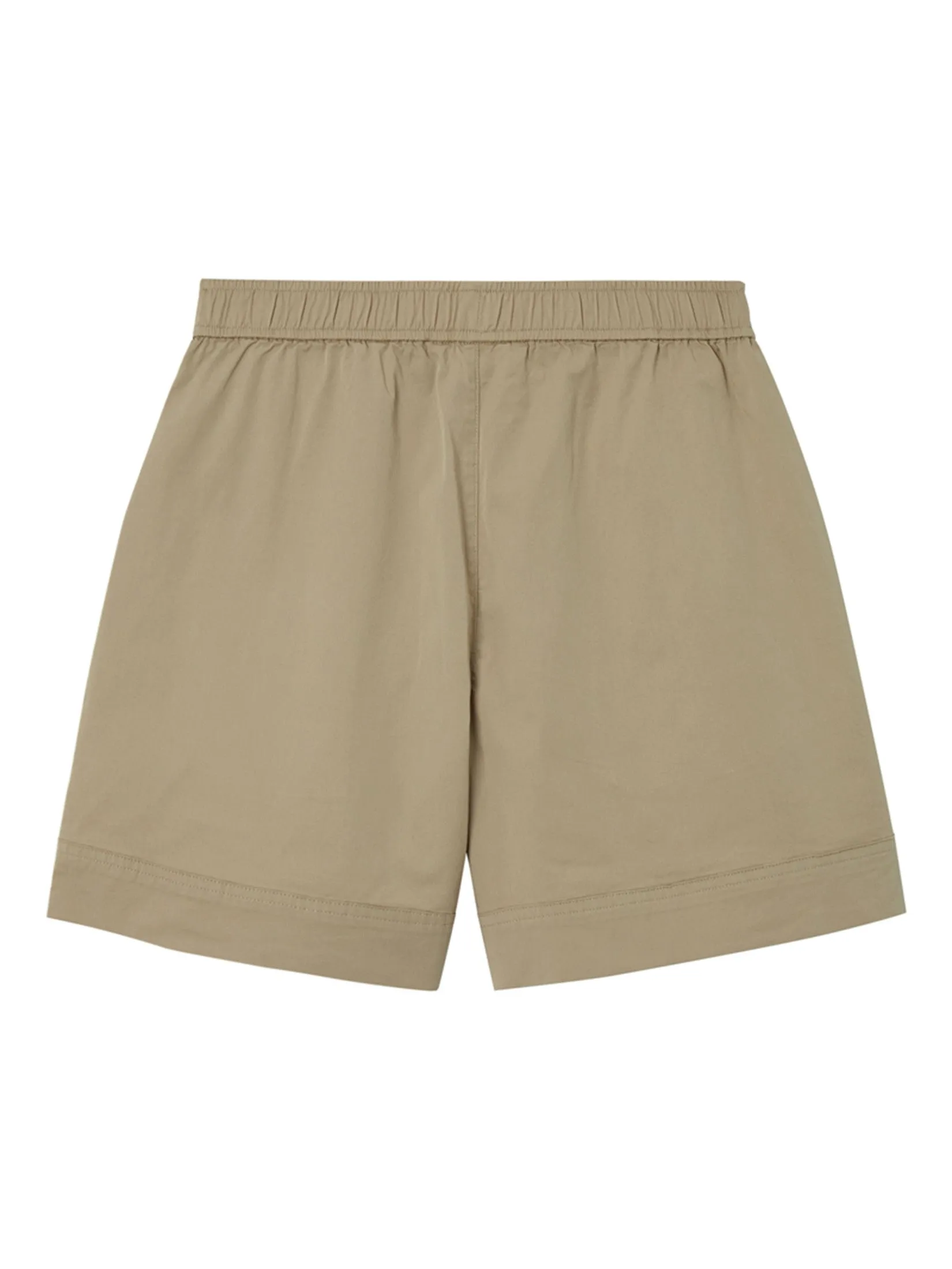 GIORDANO Women's Relaxed Easy Care Cool Shorts Crockery khaki