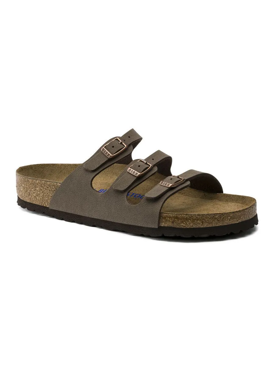BIRKENSTOCK WOMEN SANDALS MOCHA FLORIDA SFB BFBC