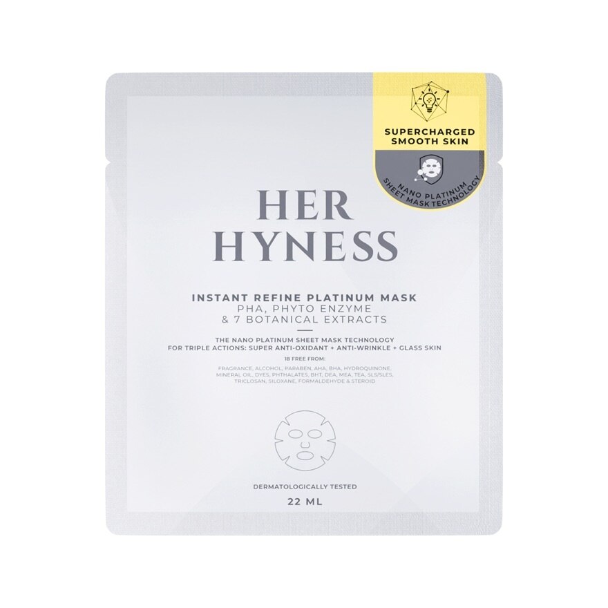 Her Hyness Instant Refine Platinum Mask 1'S - Yellow