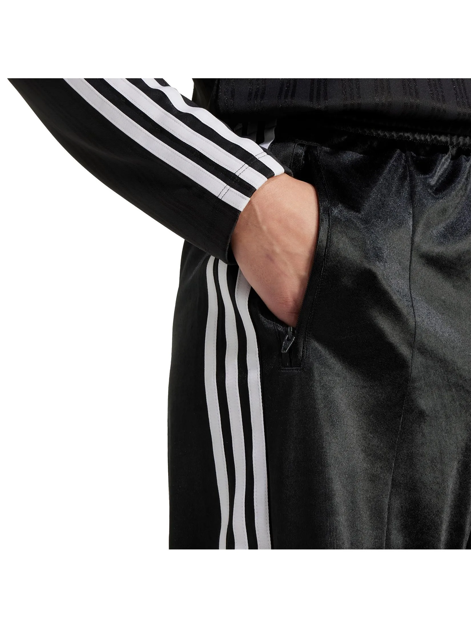 ADIDAS Women Shorts Adicolor Firebird Long JD0286 Black / White