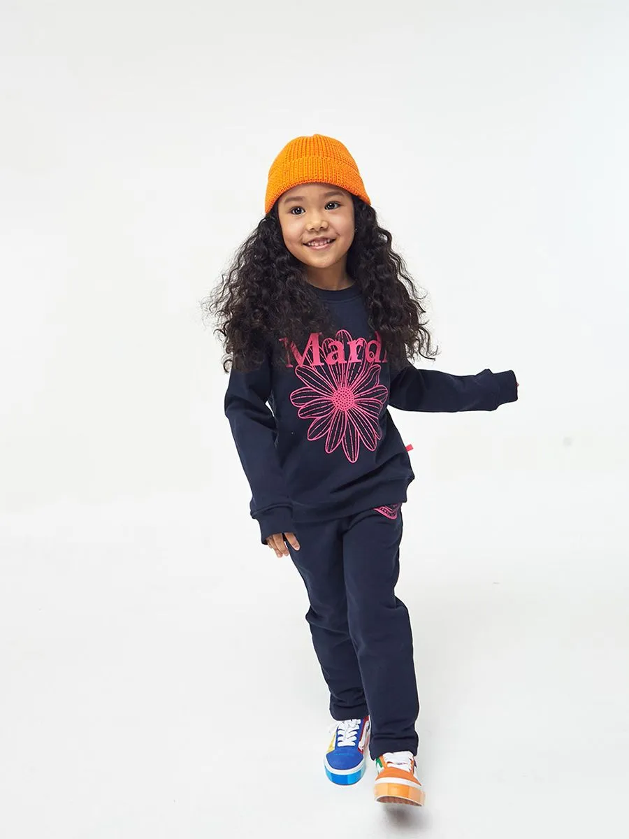 MARDI MERCREDI LES PETITS Sweat Pants Original Univ Navy Violet