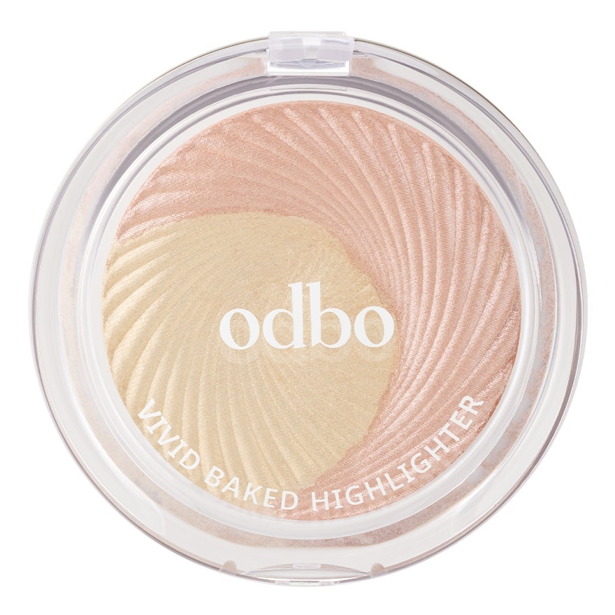Odbo Vivid Baked Highlighter 7.5g. 03 Golden Wink - Golden Wink