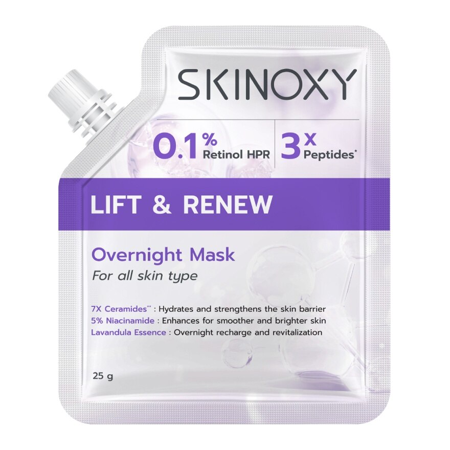 Skinoxy Overnight Mask Lift  Renew 25 Ml. - Purple