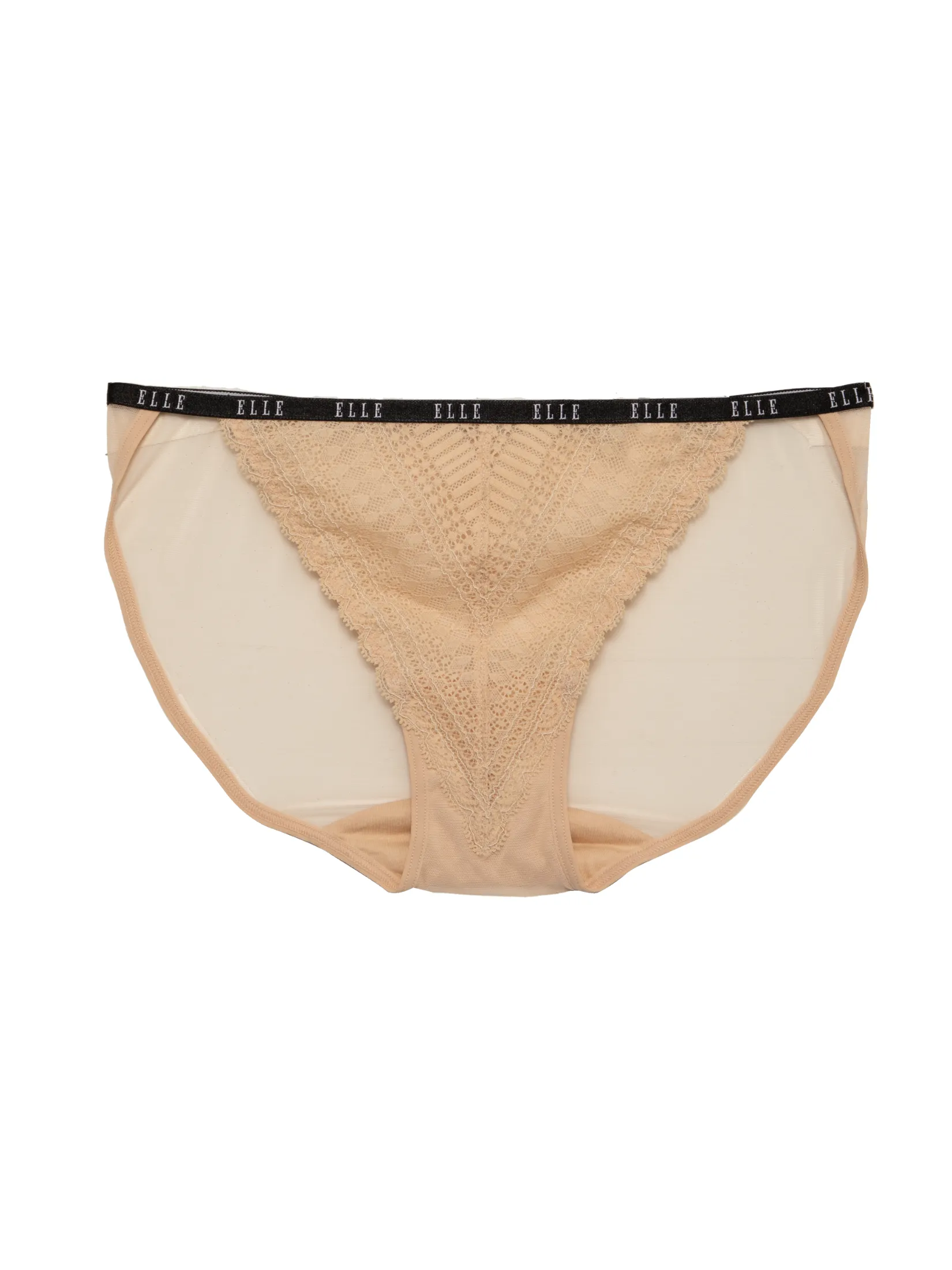 ELLE LINGERIE Women's Sexy Lowrise Panties Model LU1936 - Beige