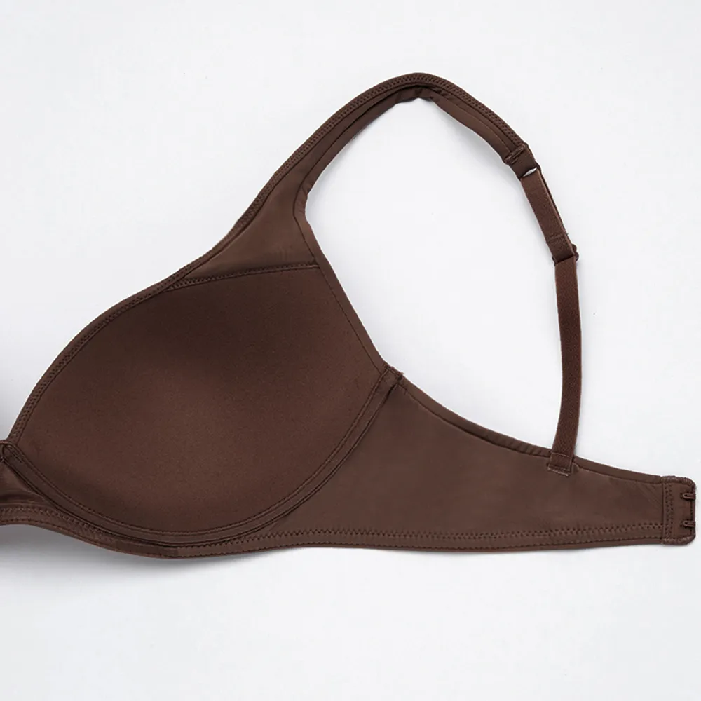 SABINA BRALESS WIRELESS BRA TWENTY FIVE COLLECTION STYLE NO. SBQ9300C5 Cocoa