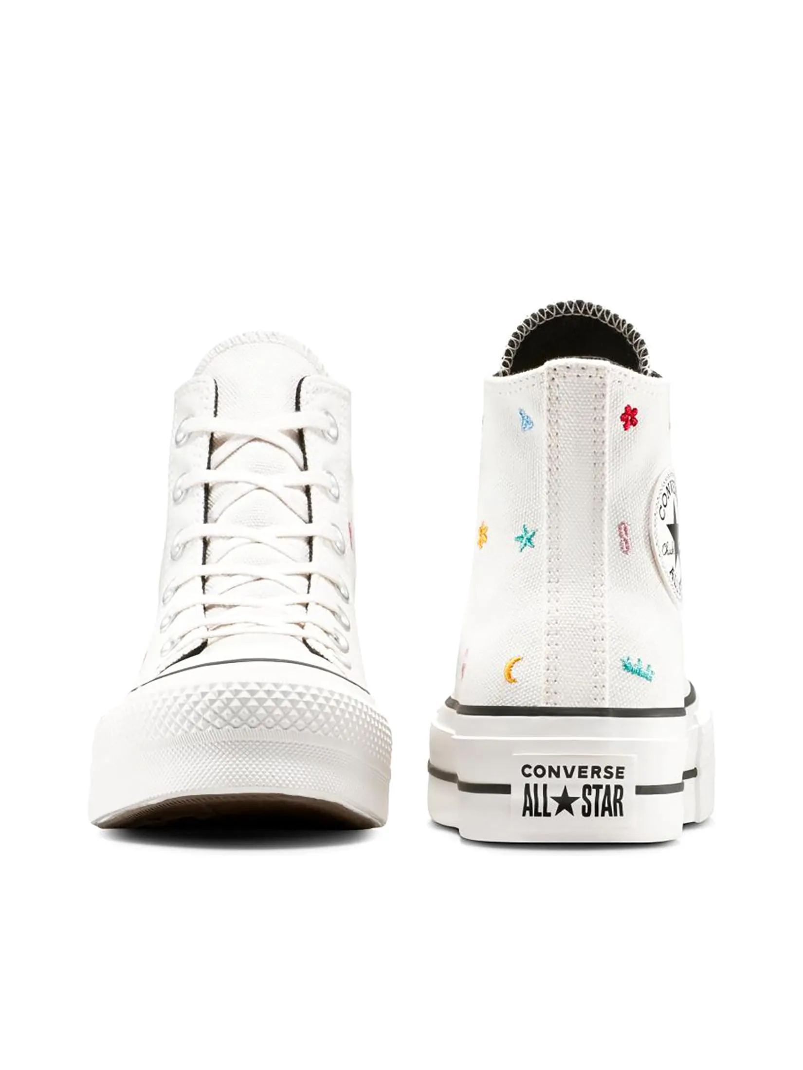 CONVERSE Men Sneakers CTAS Lift School Daze Doodle Hi White