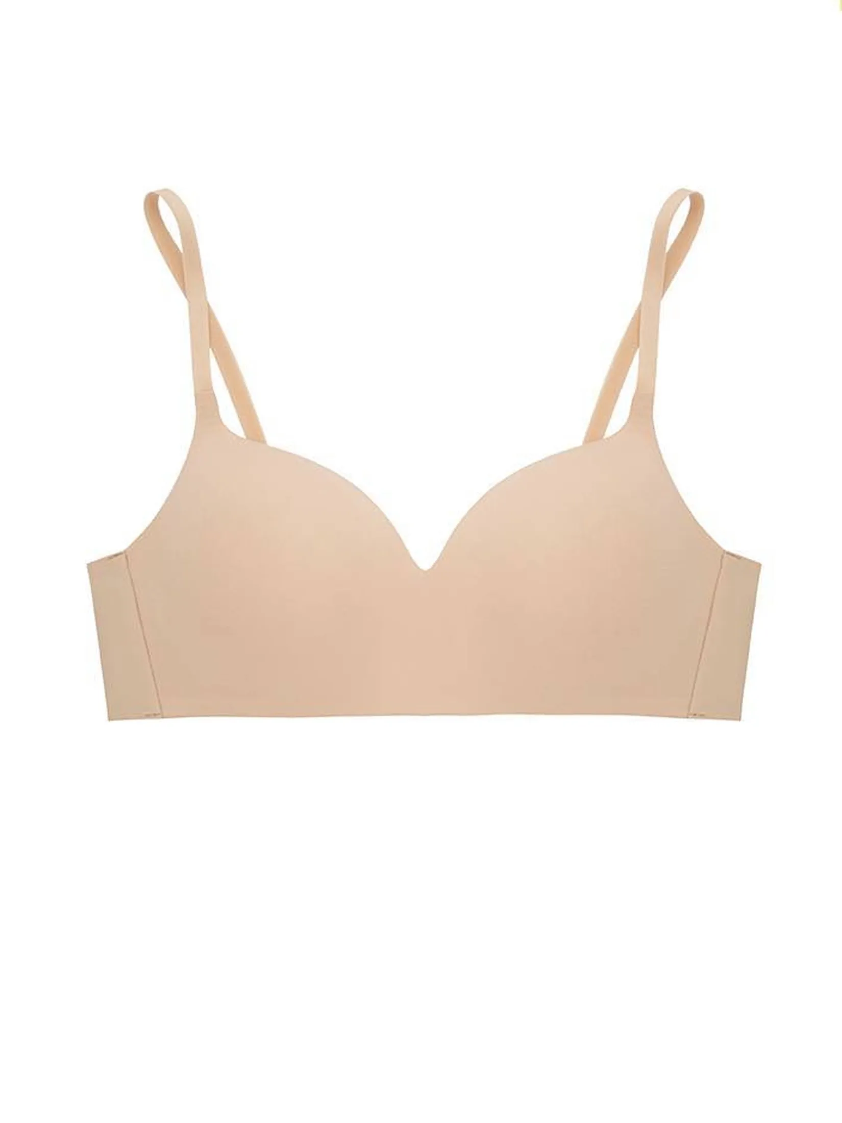 SABINA [Pack 4 Piece] [Online Exclusive] Woman Pretty Perfect Wireless Bra - Sand