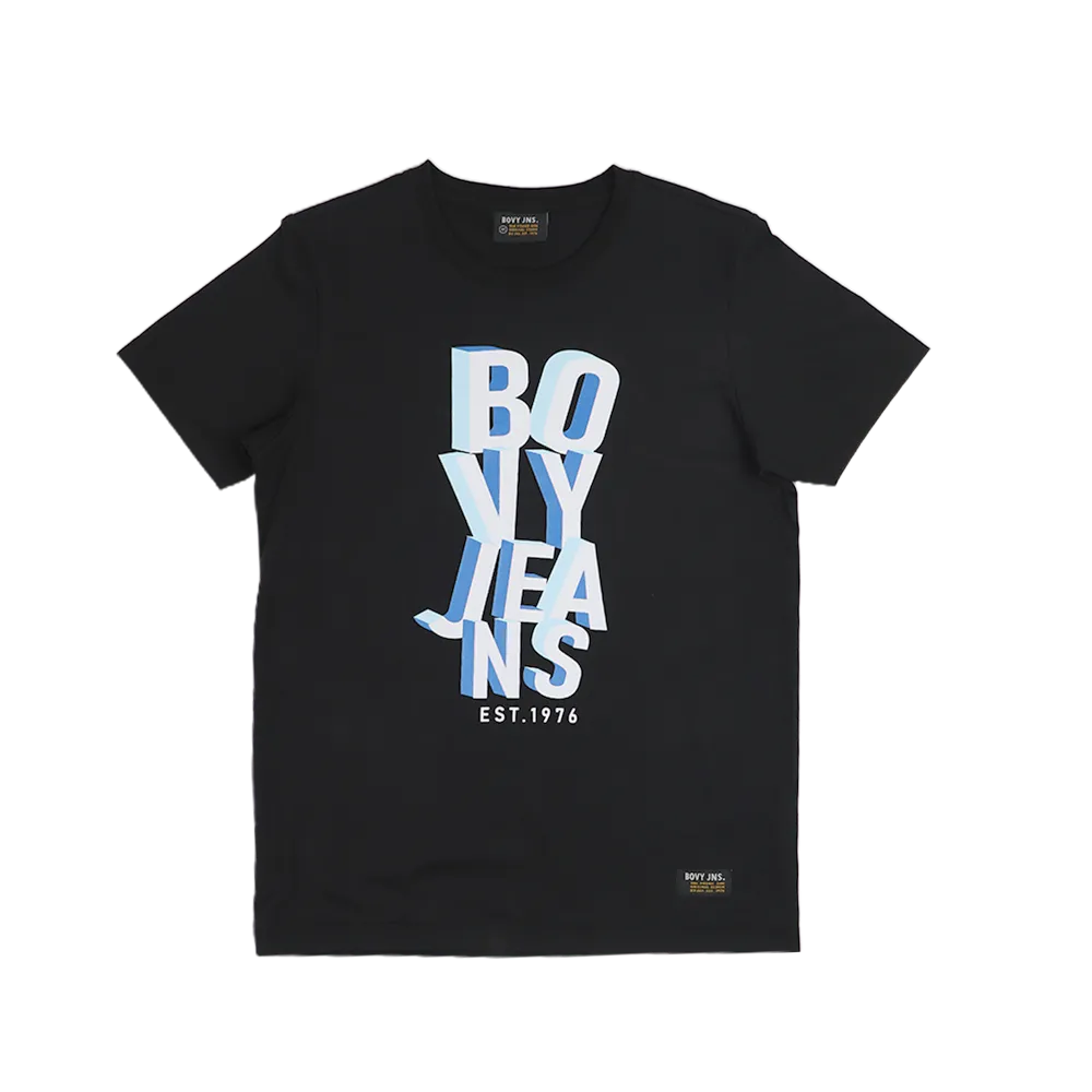 BOVY BC8124 Black Ghaphic T-shirts