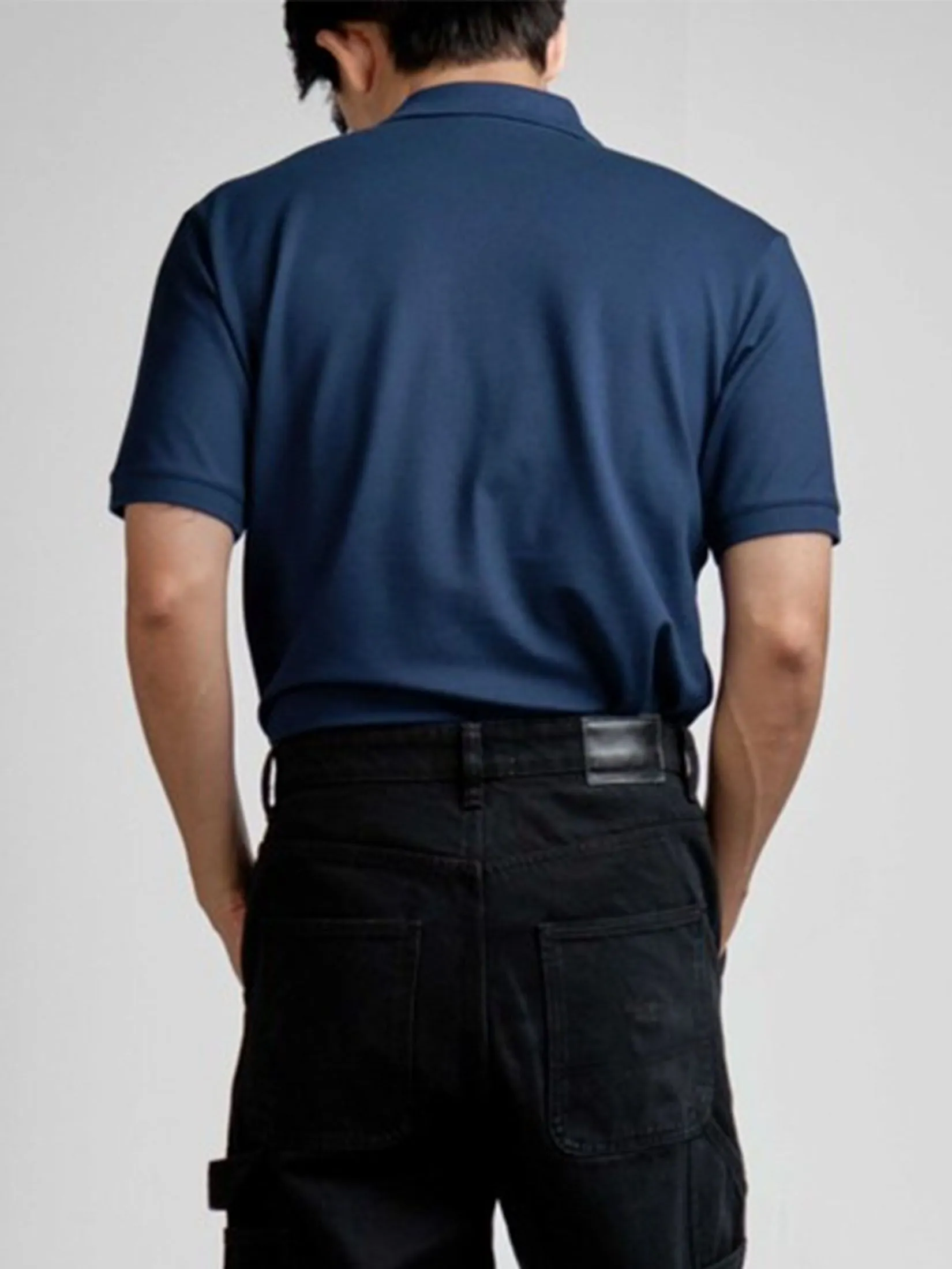 ERA-WON Men Polo Shirt Collection "Brother" Navy blue