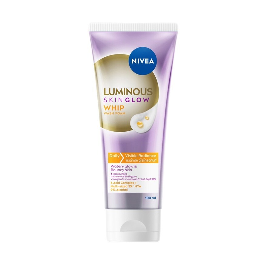 Nivea Luminous 630 Wash Foam Skin Glow Whip 100 Ml.